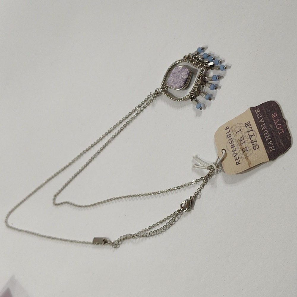 Jilzarah Reversible Handmade Clay Jewelry Necklace